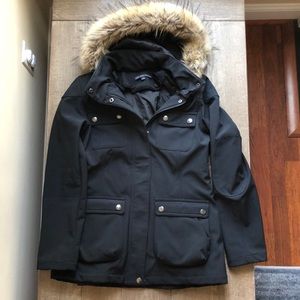 Brooks Brothers Field Jacket w/ Removable Primaloft Inner Liner & Faux Fur Hood